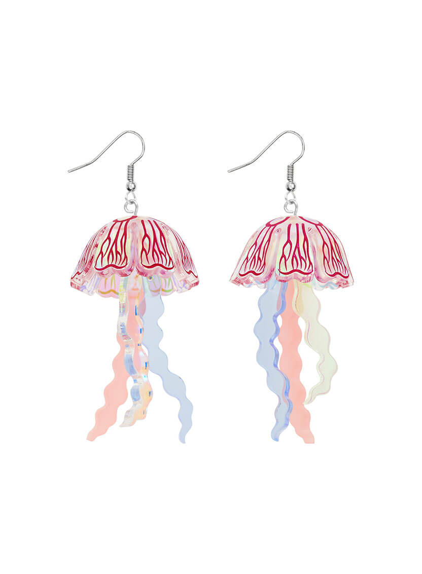 Moon Jellyfish Earrings
