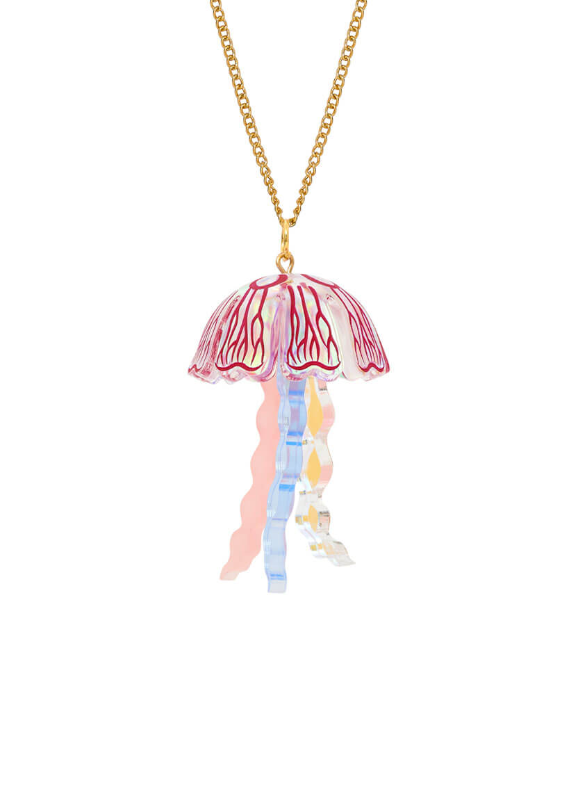 Moon Jellyfish Pendant