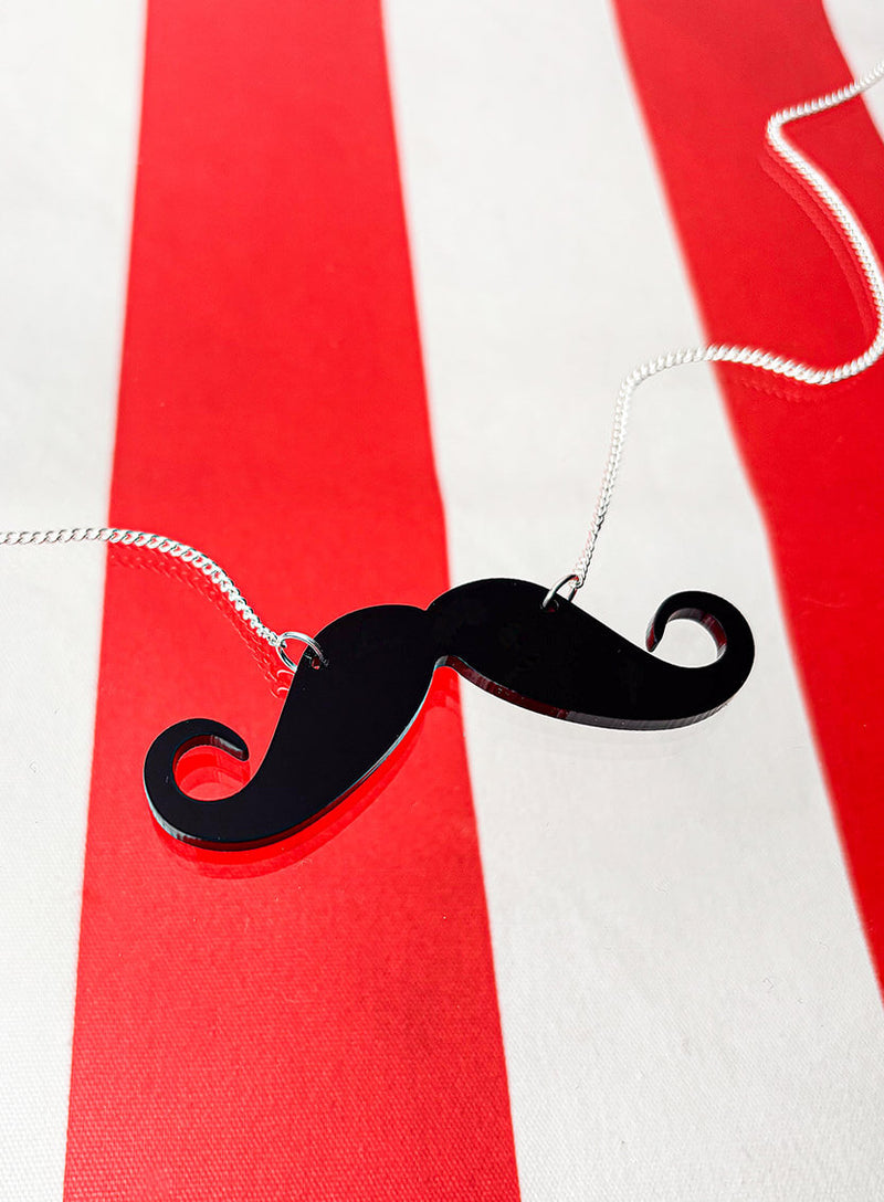 Moustache Necklace