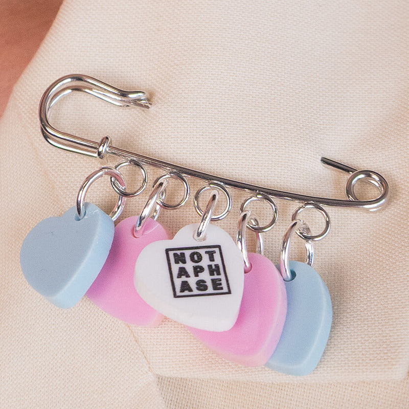 Not A Phase Trans Pride Kilt Pin | Tatty Devine – Tatty Devine