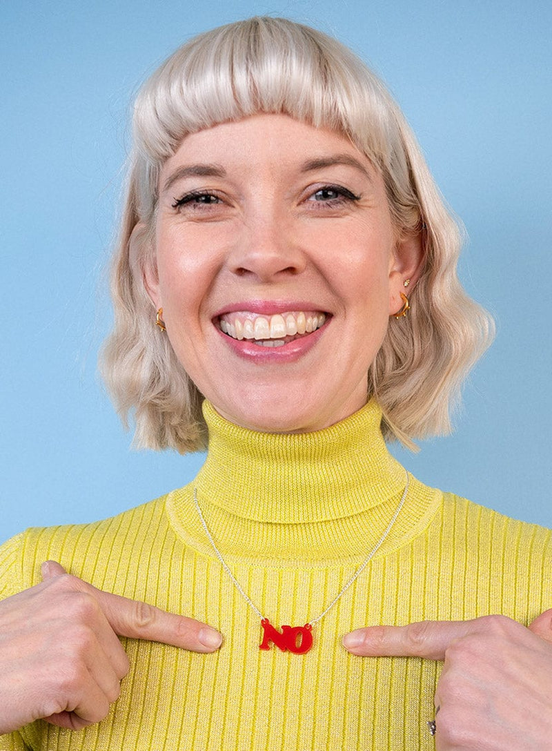 Tatty Devine No Necklace - Recycled Red