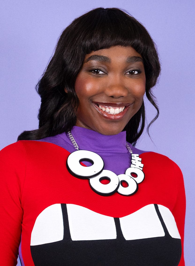 Tatty Devine Ooohhh Necklace - Recycled Acrylic Statement