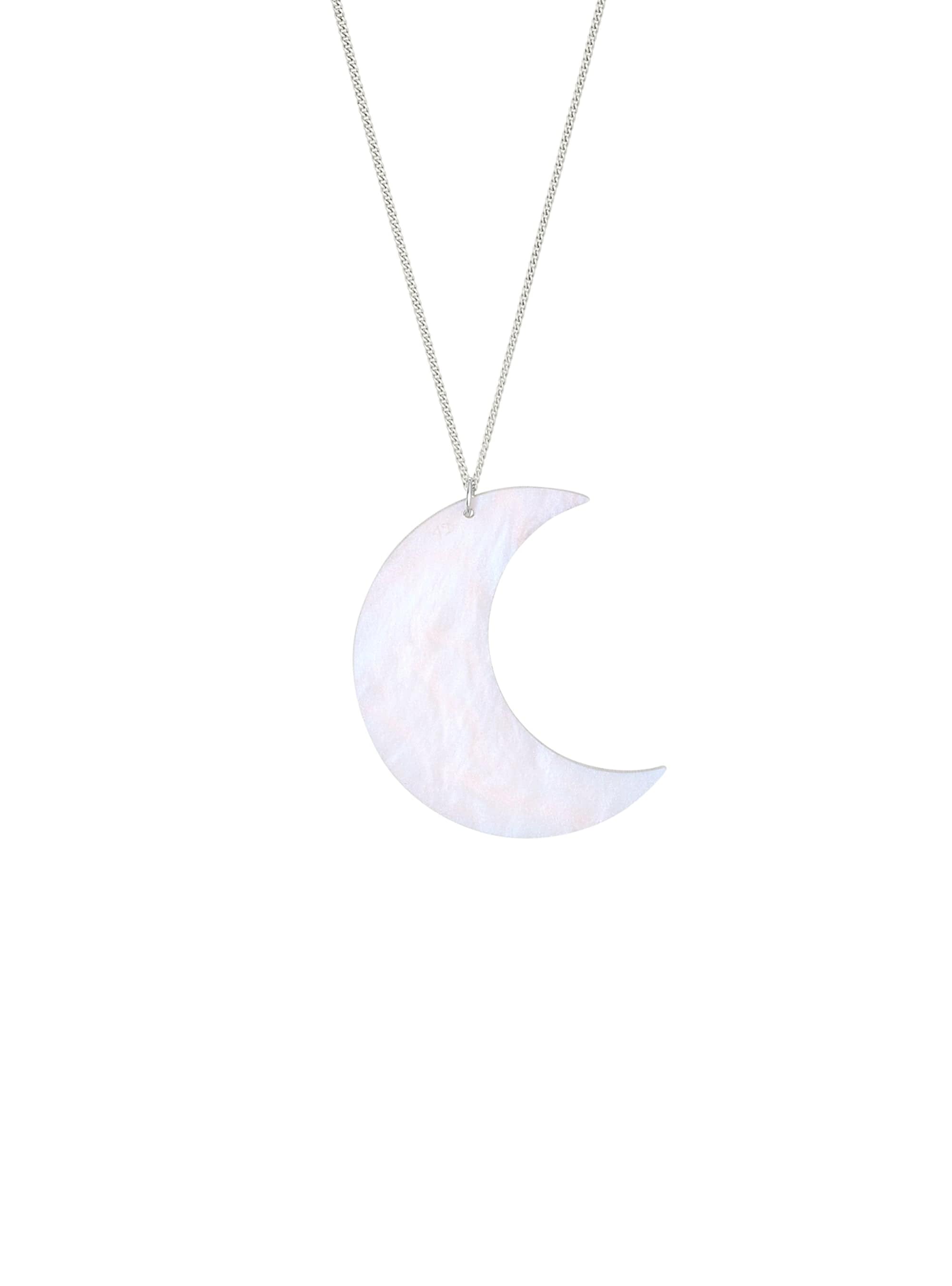 Tatty Devine Opal Moon Pendant