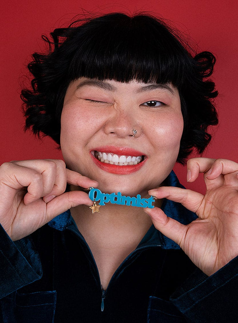 Tatty Devine Optimist Necklace - Turquoise