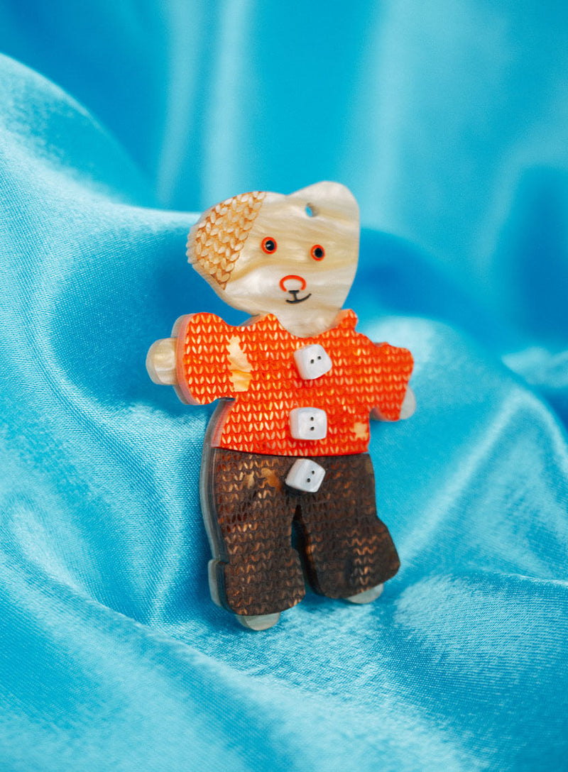 Original Alan Measles Brooch