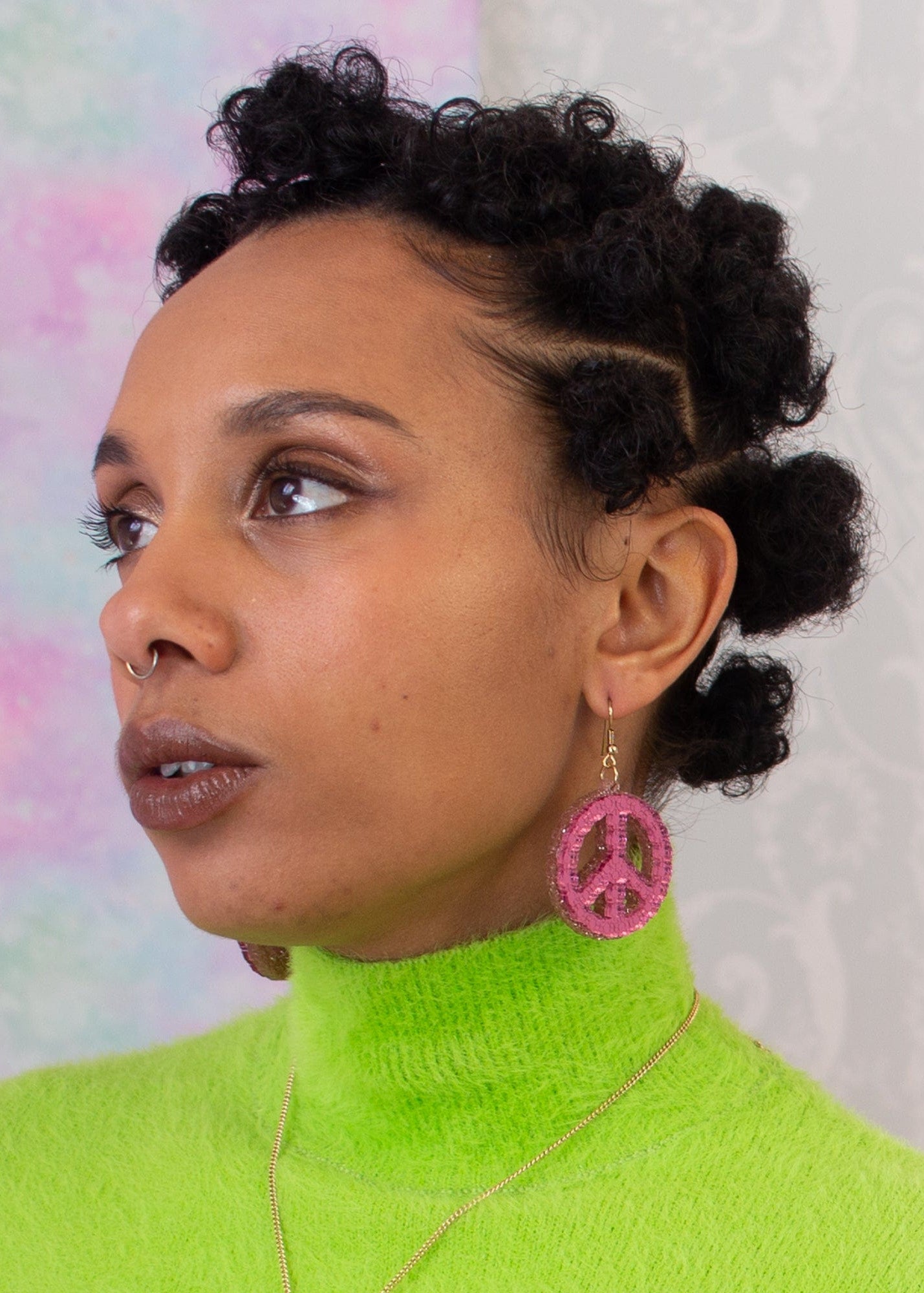 Tatty Devine Peace Sign Earrings