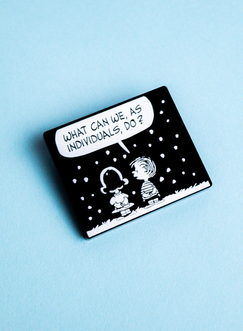 Peanuts Comic Cell Brooch