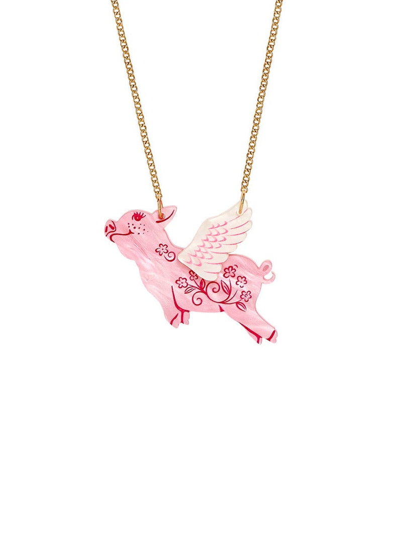 Tatty Devine Pigs Might Fly Pendant