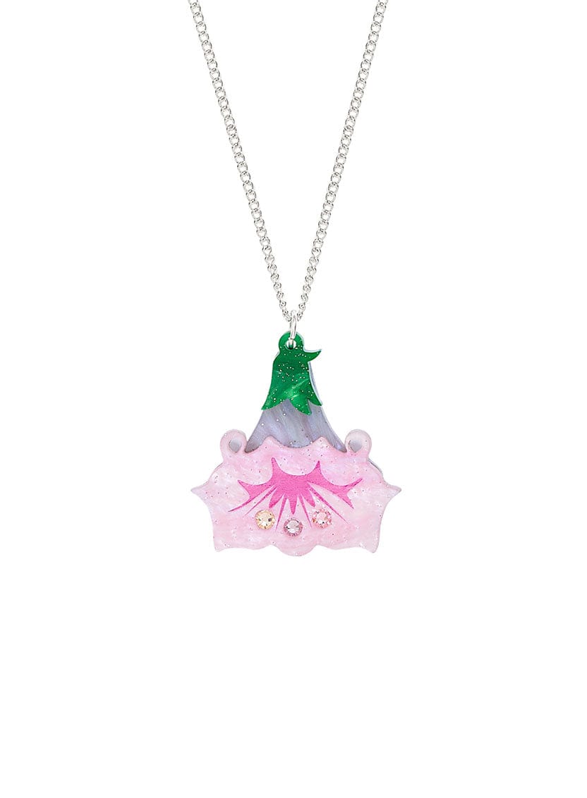 Tatty Devine Pink Moonflower Pendant