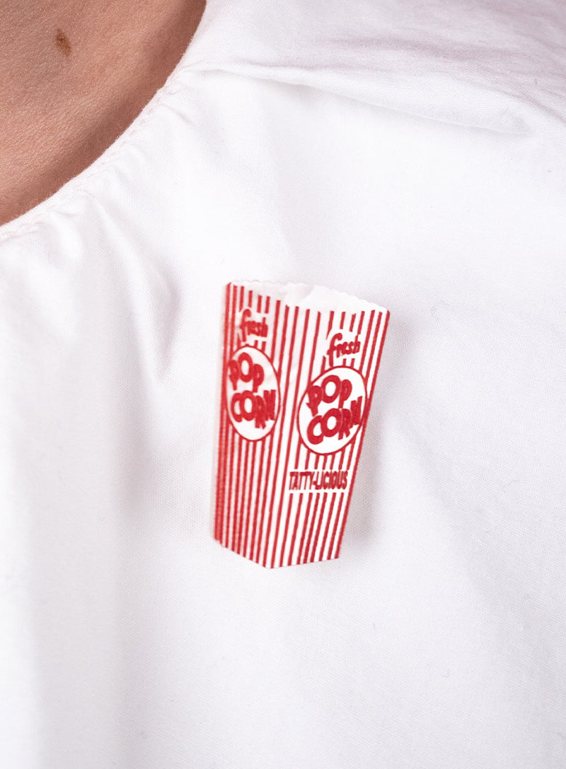 Retro Popcorn Brooch by Tatty Devine