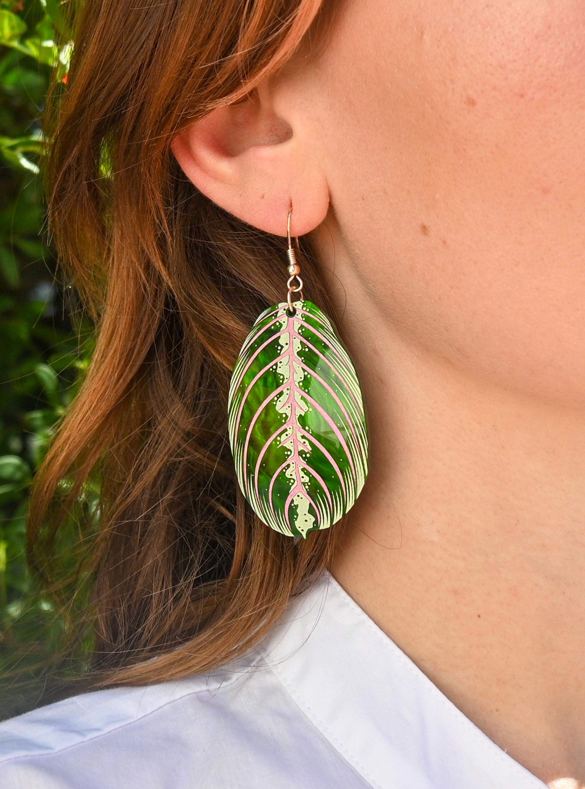 Tatty Devine Prayer Plant Earrings