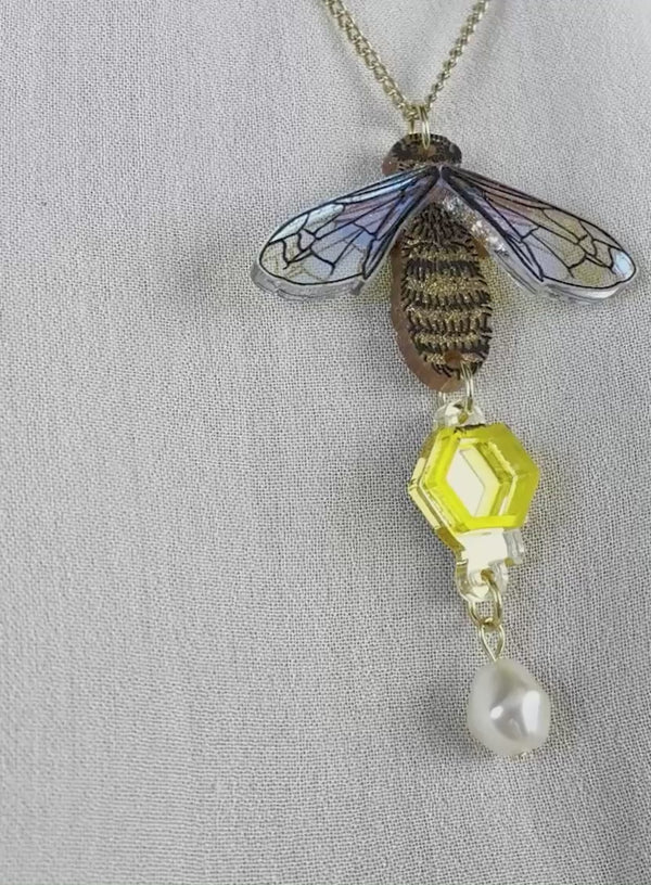 Glistening Bee Pendant