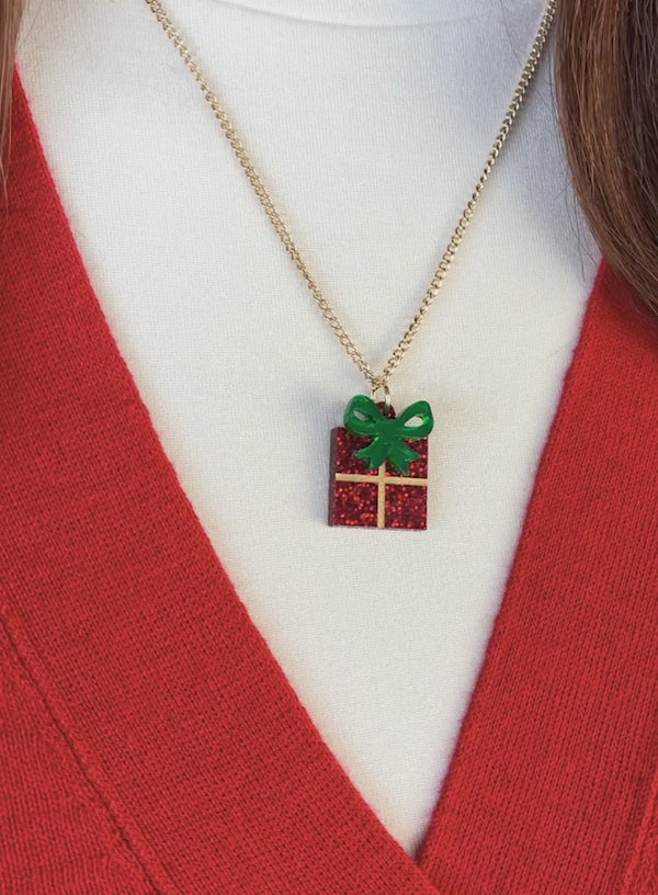 Mini Christmas Gift Pendant