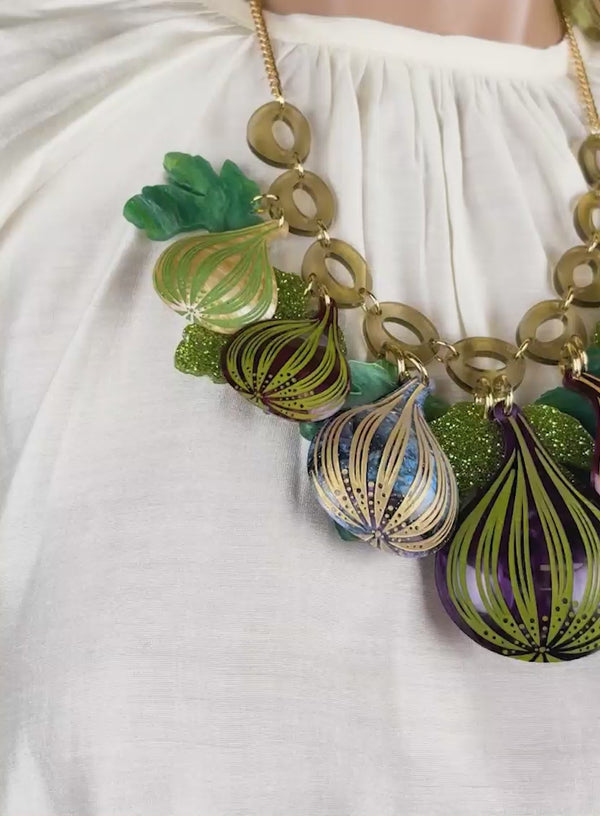 Fig Tree Statement Necklace Video