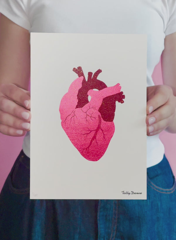 Anatomical Heart Art Print