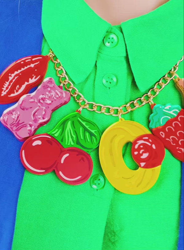 Pick And Mix Statement Necklace