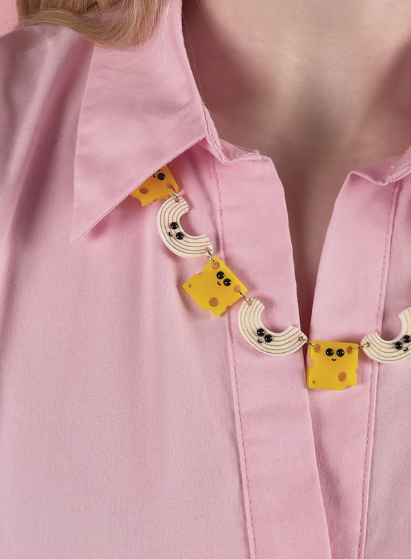 Mac and Cheese Necklace