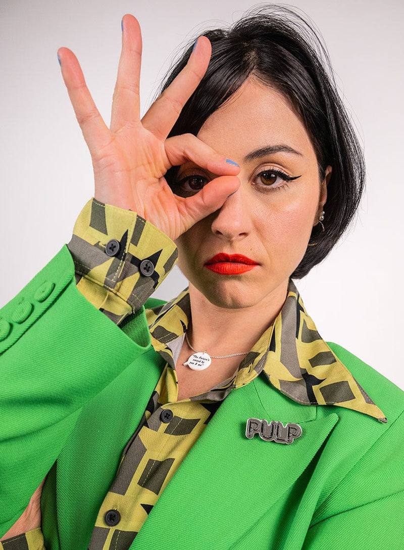 Tatty Devine x Pulp Pulp Brooch - Mirror