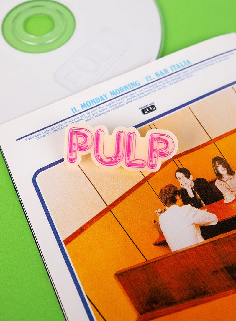Tatty Devine x Pulp Pulp Brooch - Pink