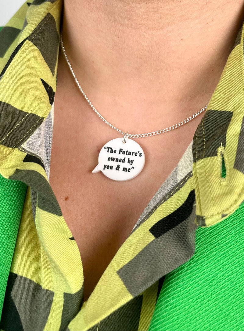 Tatty Devine x Pulp Pulp Speech Bubble Necklace - The Future's Owned