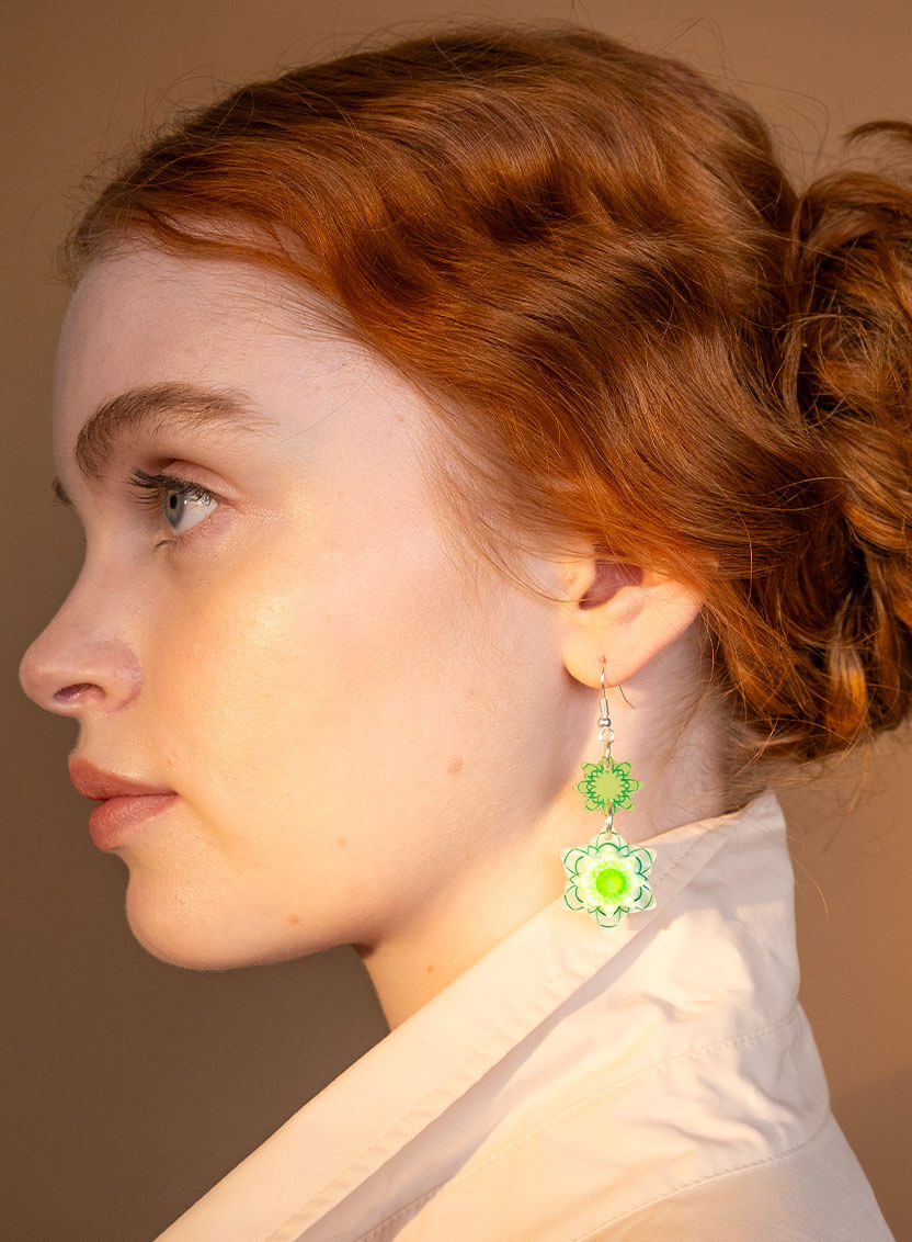 Radium earrings discount