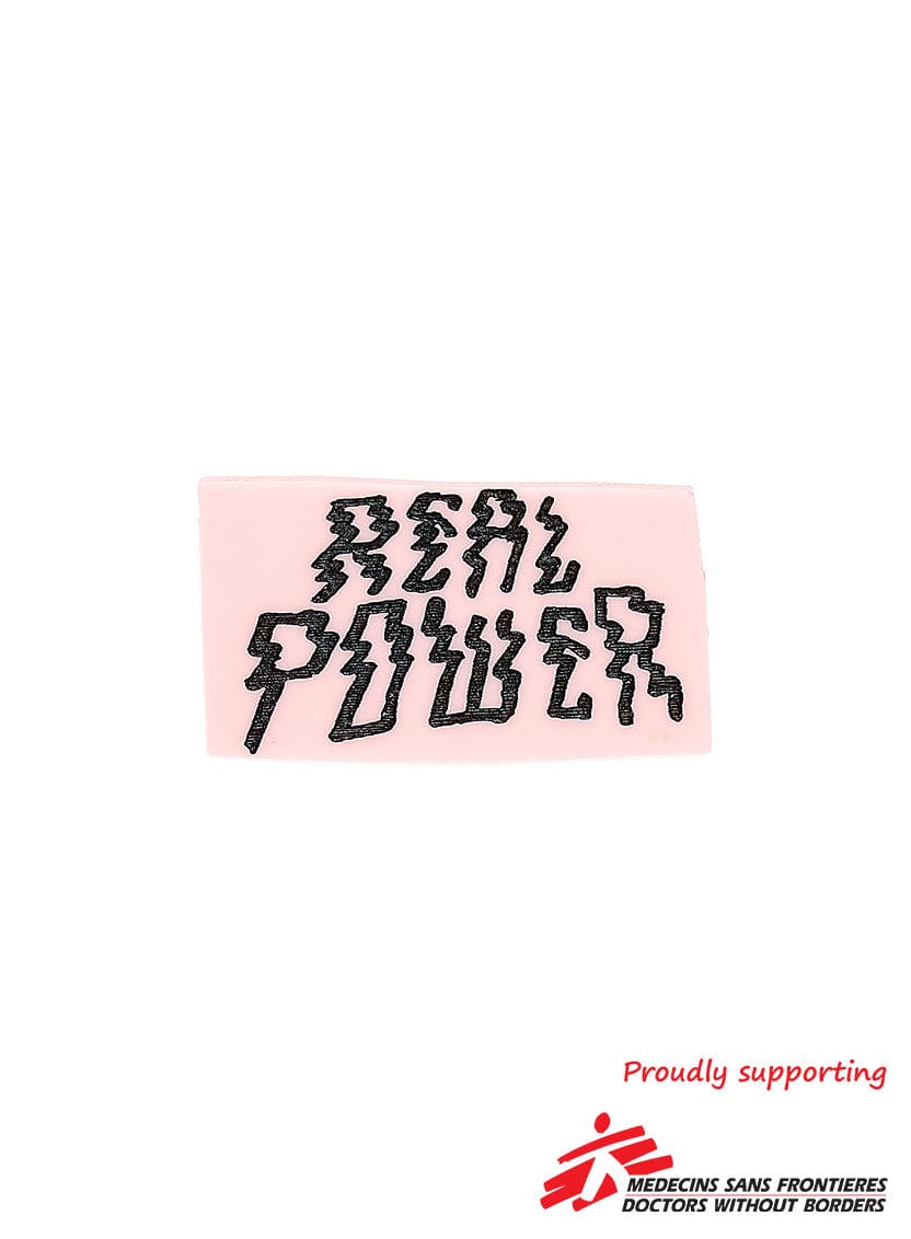 Tatty Devine x Gossip Real Power Brooch - Pink