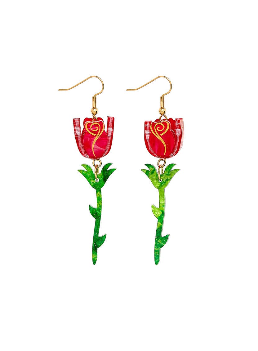 Tatty Devine Rose Earrings