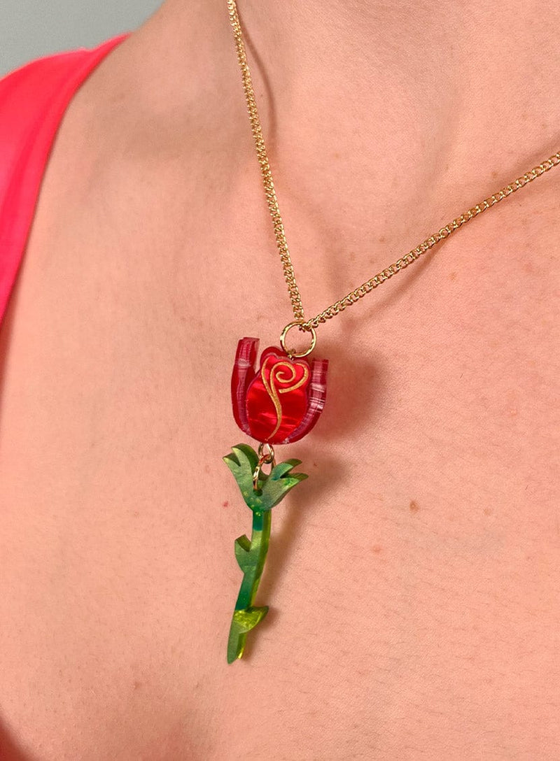 Tatty Devine Rose Necklace