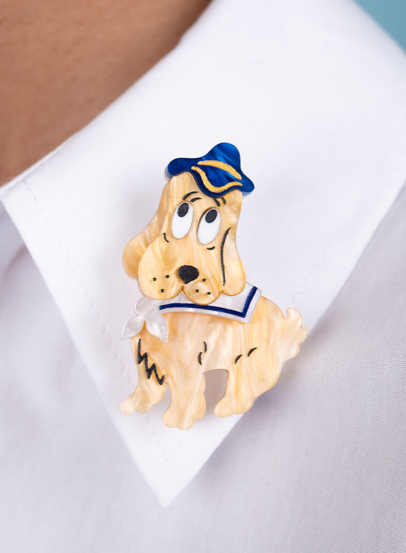 Salty Sea Dog Brooch