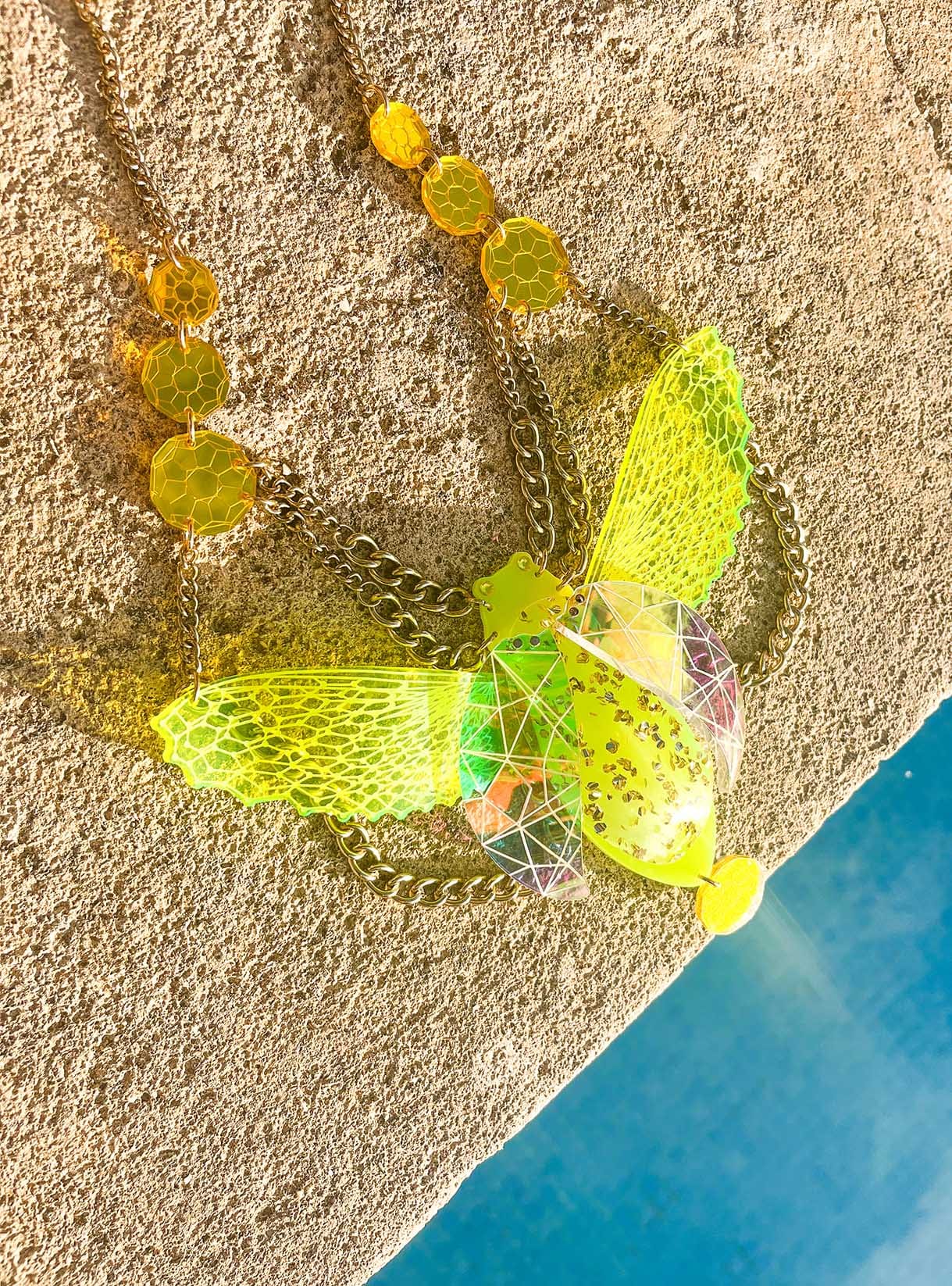 Tatty Devine Scarab Beetle Statement Necklace