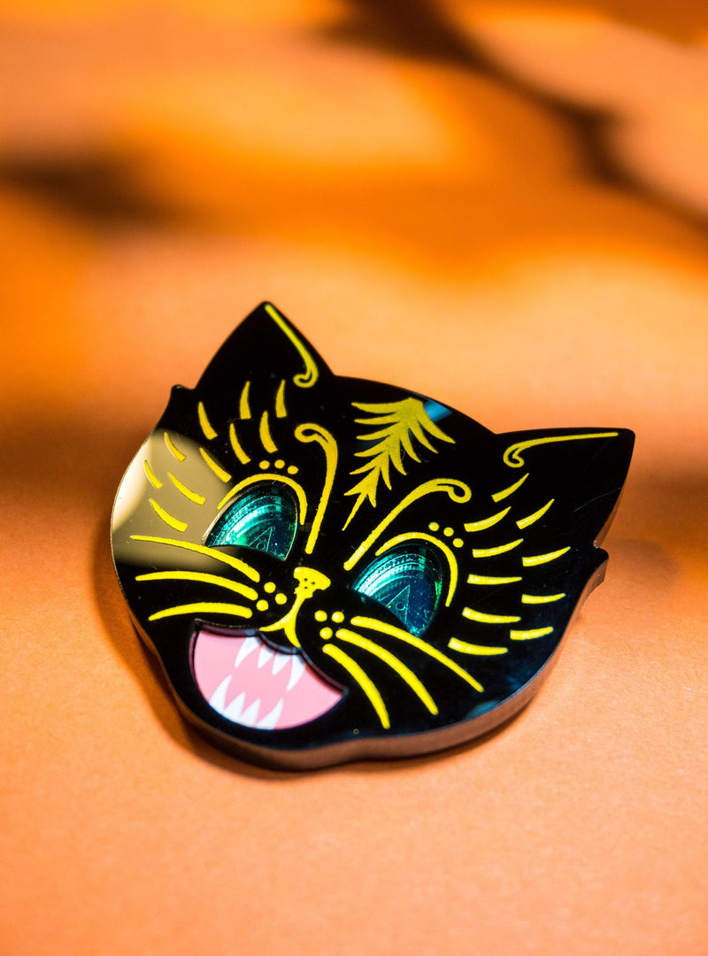 Tatty Devine  Scaredy Cat Brooch