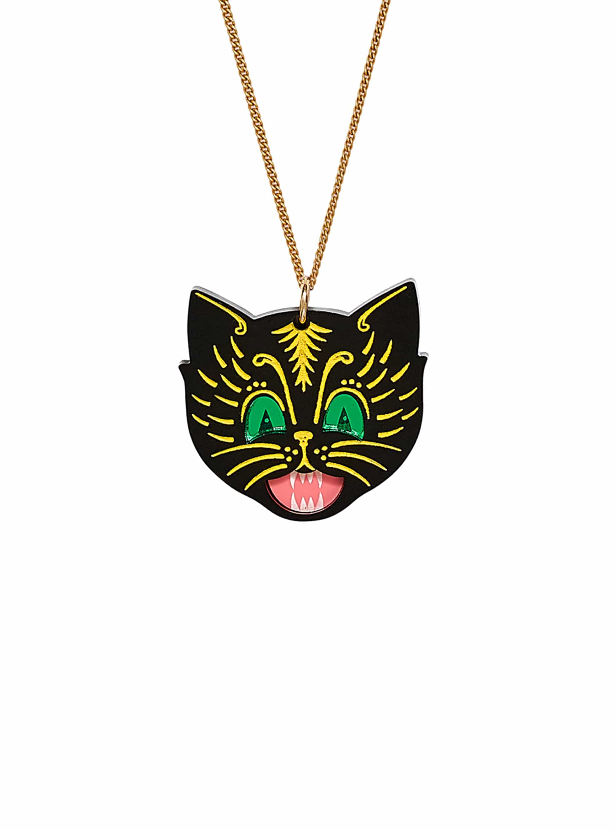 Tatty Devine Scaredy Cat Pendant