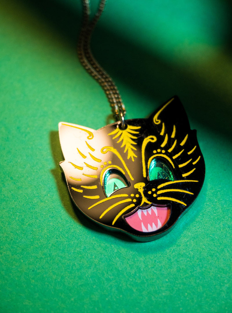 Tatty Devine Scaredy Cat Pendant