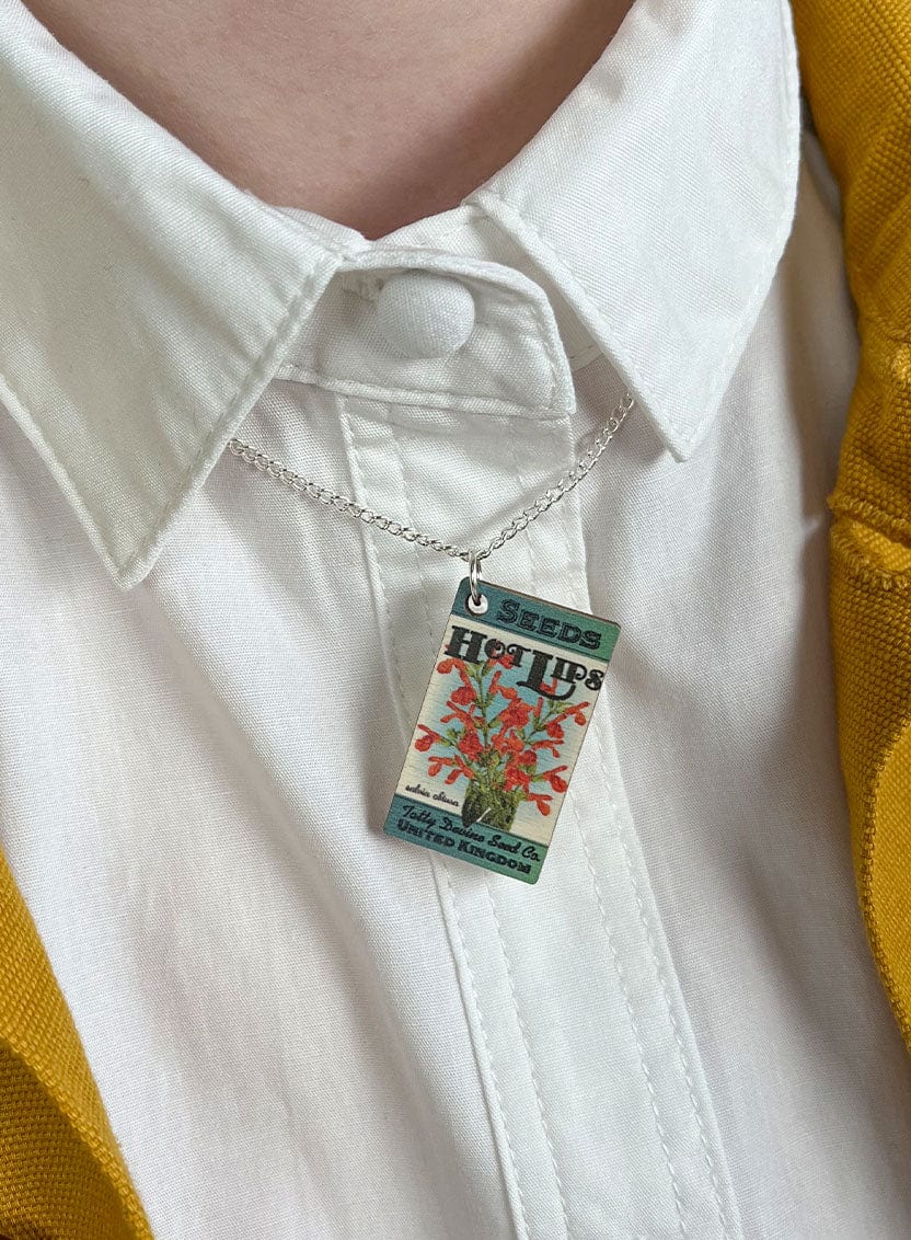 Tatty Devine Seed Packet Pendant
