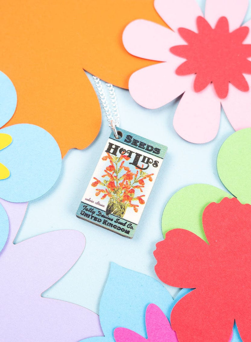 Tatty Devine Seed Packet Pendant