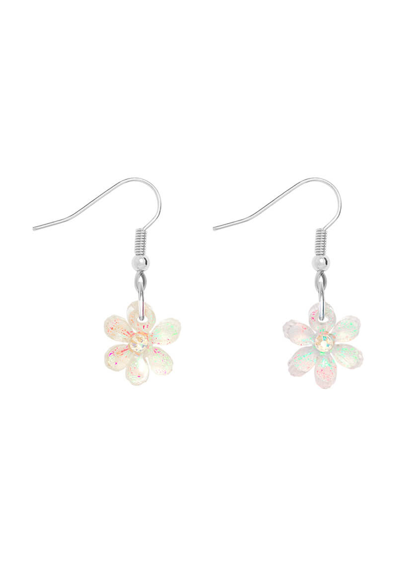 Skeleton Flower Earrings