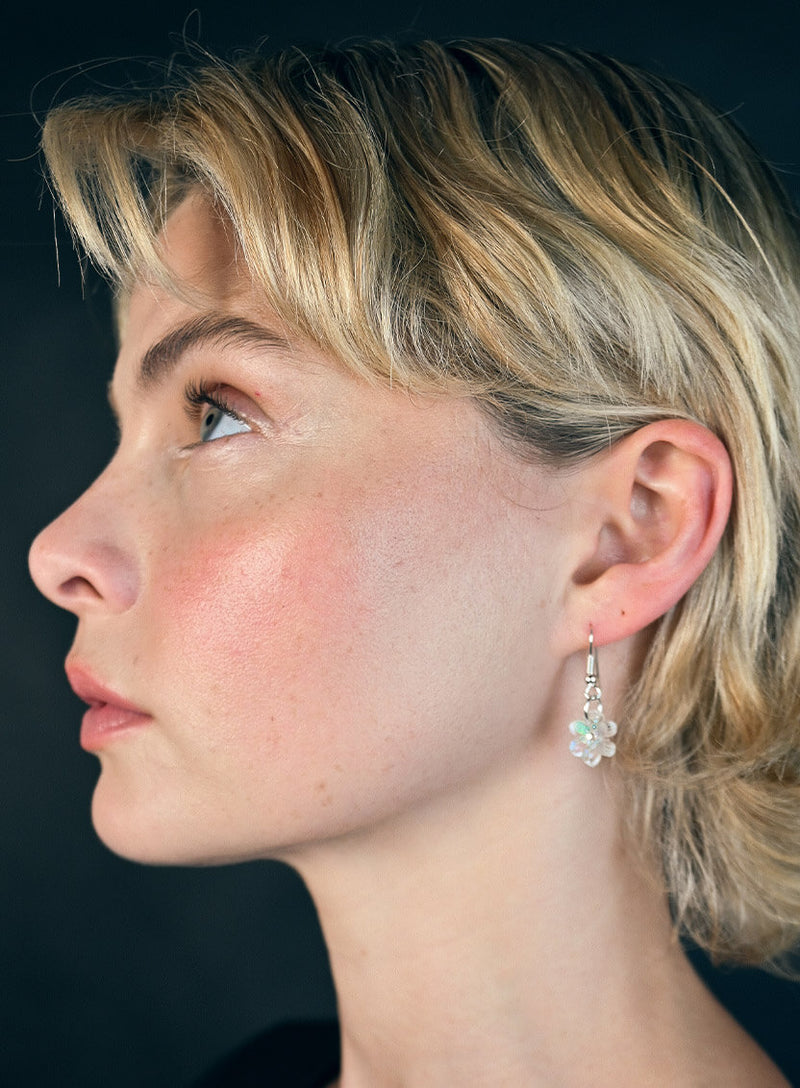 Skeleton Flower Earrings