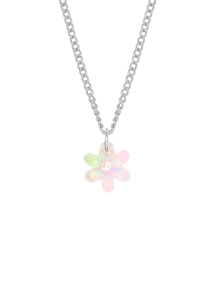 Skeleton Flower Pendant