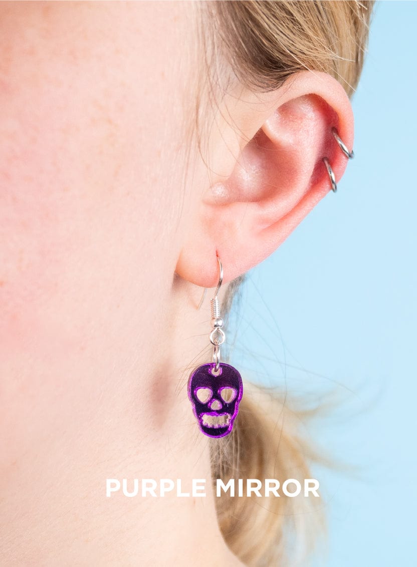 Tatty Devine Skull Charm Earrings
