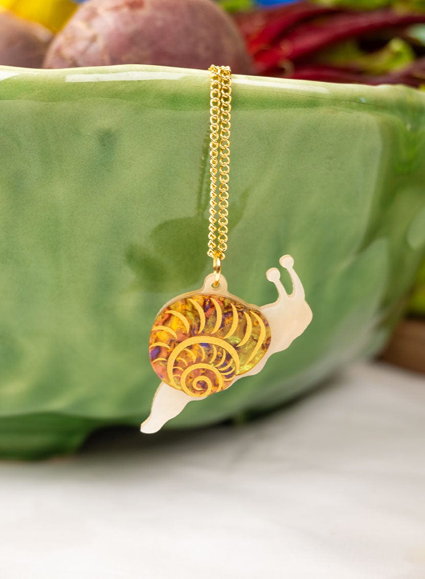 Snail Pendant Necklace Tatty Devine Tatty Devine