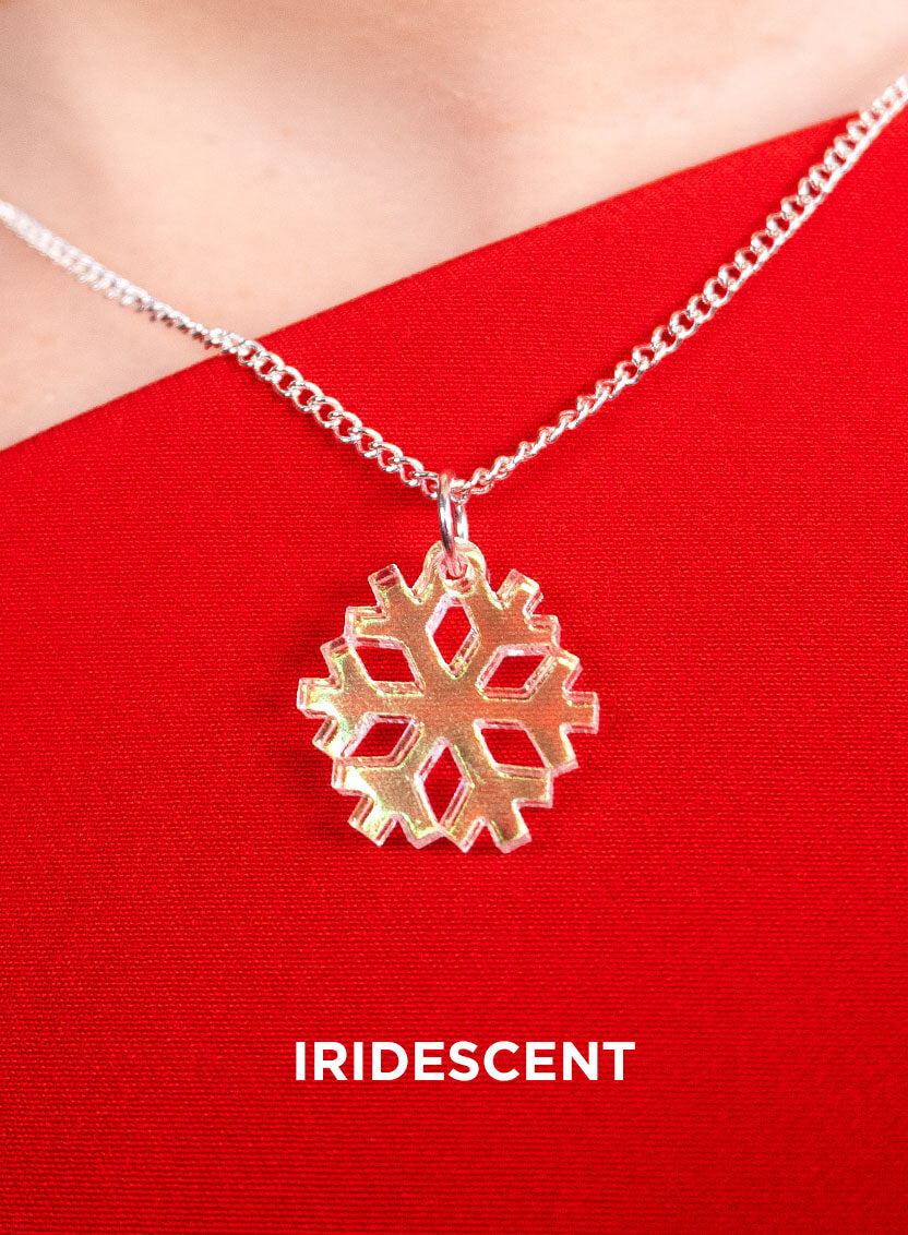 10 Silver Tone Snowflake Charm Pendants With Clear Rhinestones – Christmas Craft
