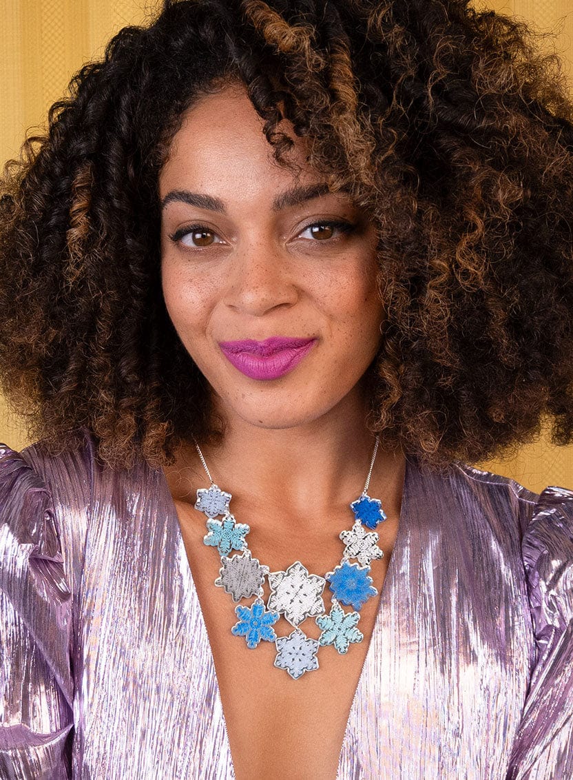 Tatty Devine Snowflake Flurry Necklace