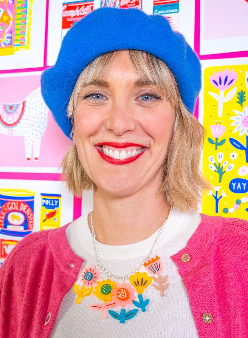 Springtime Flowers Necklace The Printed Peanut