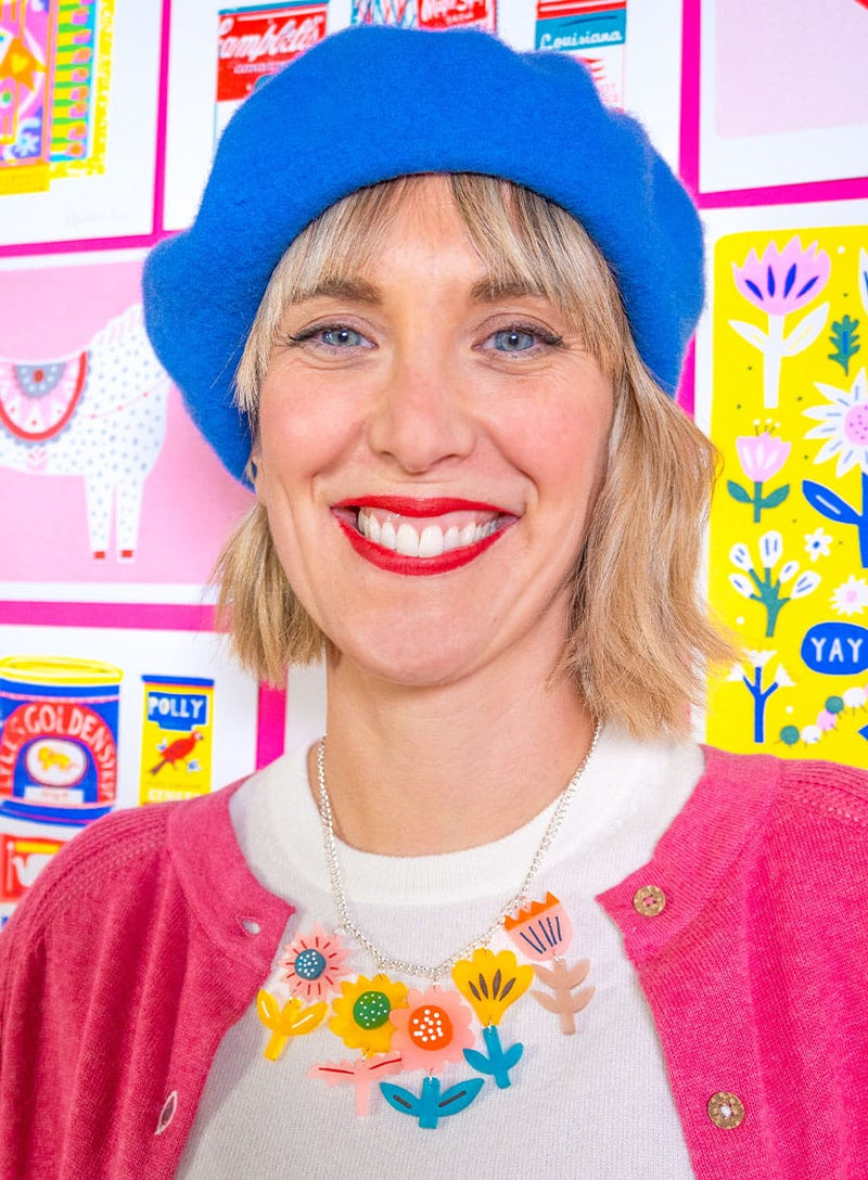 Springtime Flowers Necklace The Printed Peanut