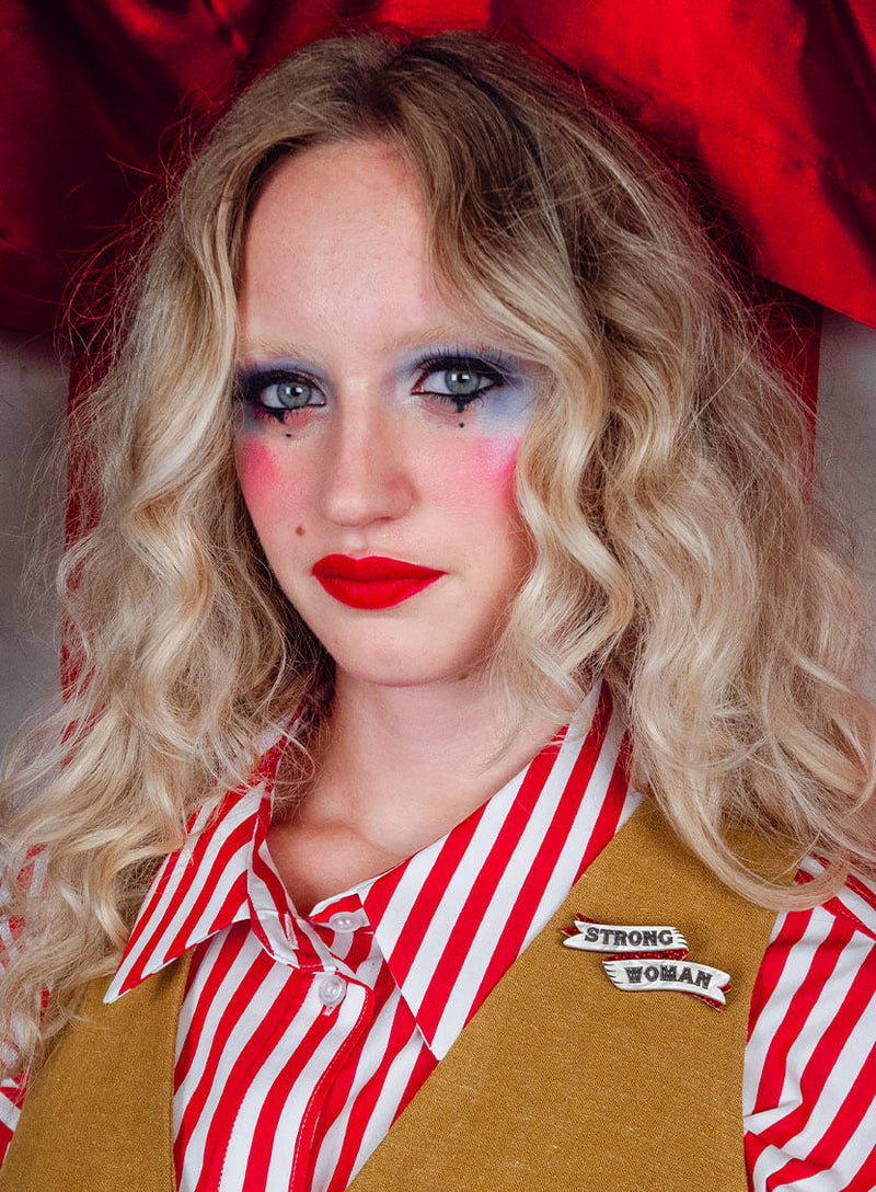 Strong Woman Brooch by Tatty Devine