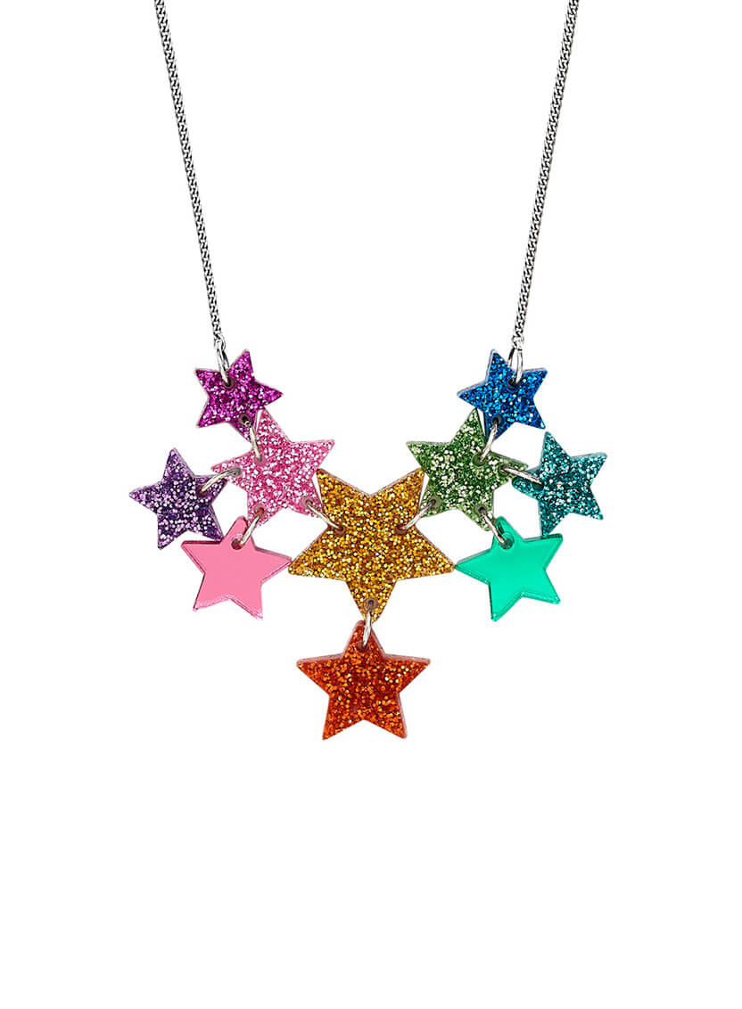 Super Star Necklace - Rainbow