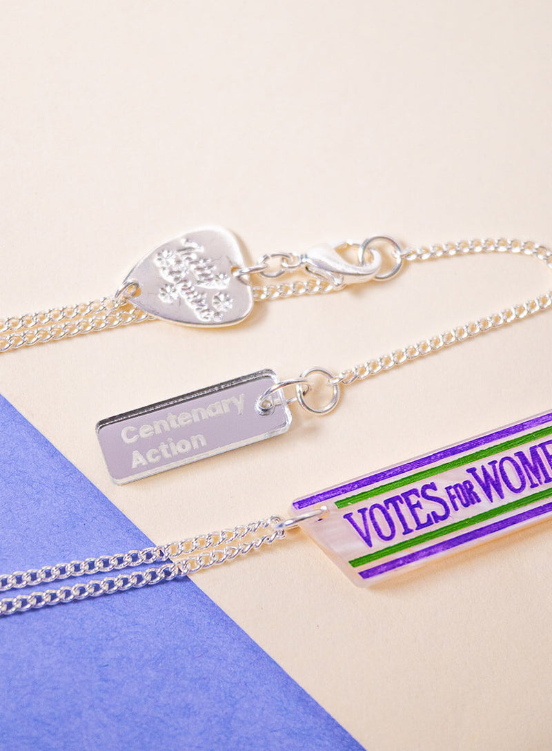 Votes For Women Sash Pendant
