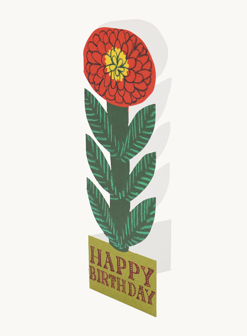 Hadley Flower Happy Birthday Card