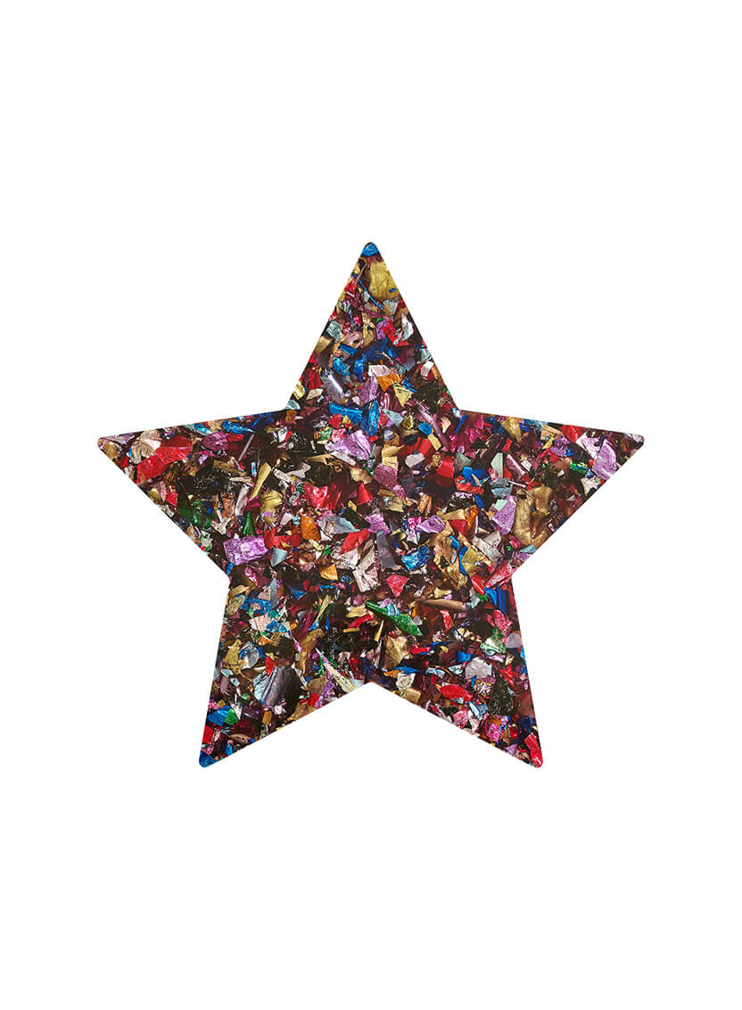 Tatty Devine Star Coaster - Confetti