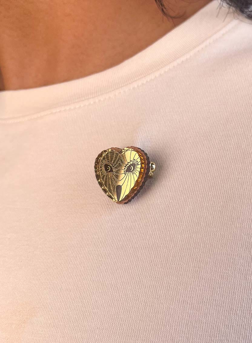 Tatty Devine Tawny Owl Brooch
